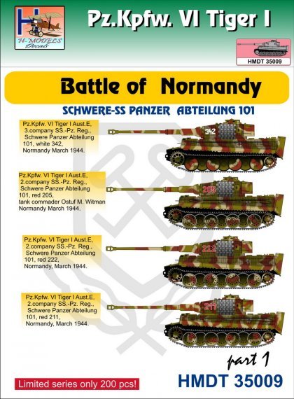 1/35 Pz.Kpfw.VI Tiger I Battle of Normandy , Pt.1