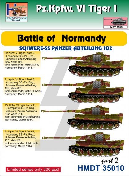 1/35 Pz.Kpfw.VI Tiger I Battle of Normandy , Pt.2