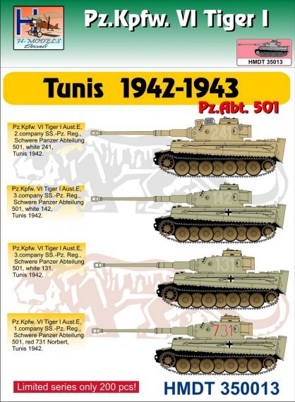 1/35 Pz.Kpfw.VI Tiger I Tunis 1942-43