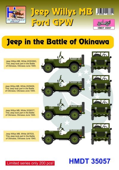 1/35 Willys Jeep MB/U.S. Ford Gpw Battle of Okinawa