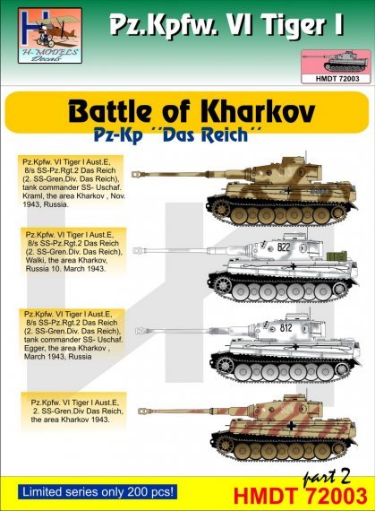 1/72 Pz.Kpfw.VI Tiger I Battle of Kharkov , Pt.2