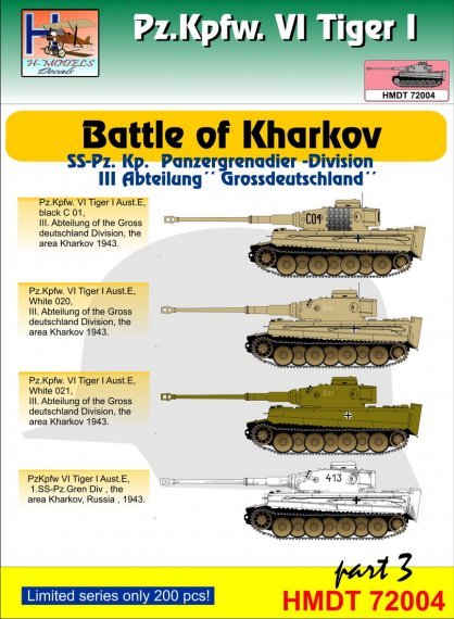 1/72 Pz.Kpfw.VI Tiger I Battle of Kharkov , Pt.3
