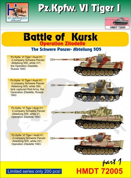 1/72 Pz.Kpfw.VI Tiger I Battle of Kursk , Pt.1