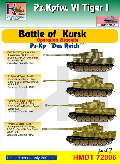 1/72 Pz.Kpfw.VI Tiger I Battle of Kursk , Pt.2