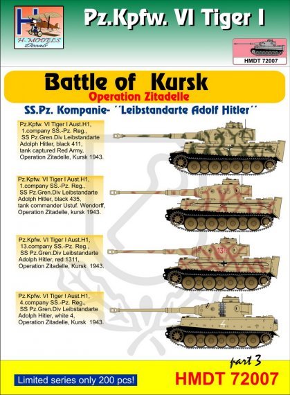 1/72 Pz.Kpfw.VI Tiger I Battle of Kursk , Pt.3