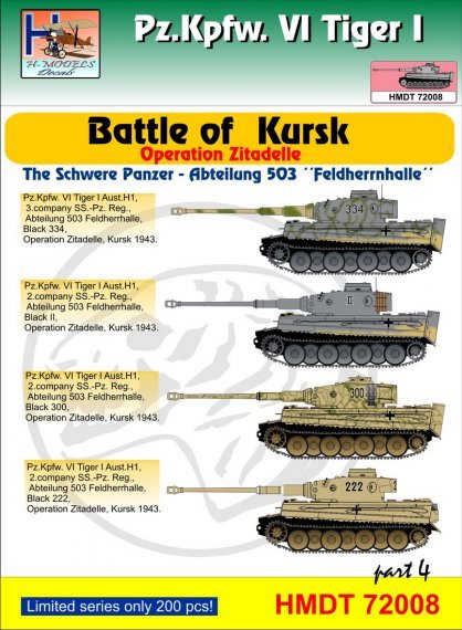 1/72 Pz.Kpfw.VI Tiger I Battle of Kursk , Pt.4