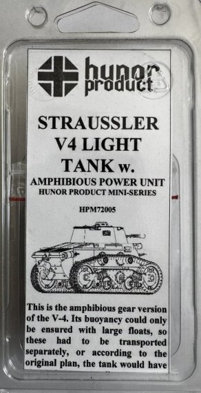 Straussler V4 with Amphibious Power Unit 1/72 Hunor