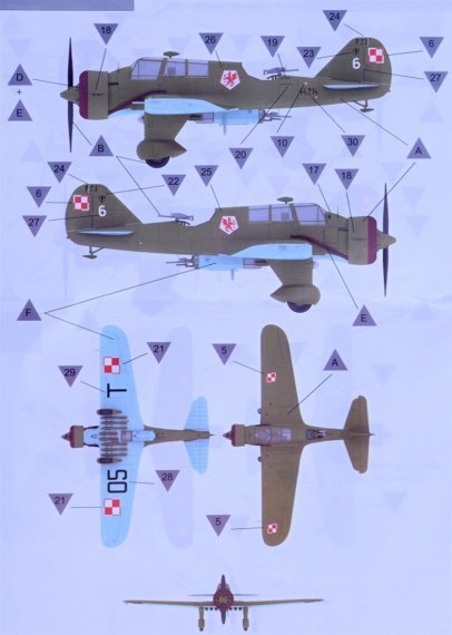 1/72 PZL.23B Karas  Polish Light Bomber