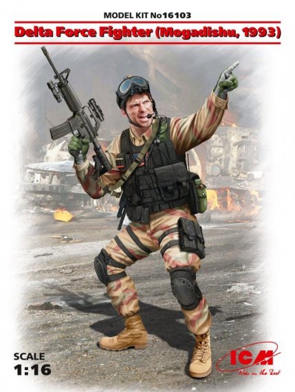 1/16 Delta Force Fighter Mogadishu,1993