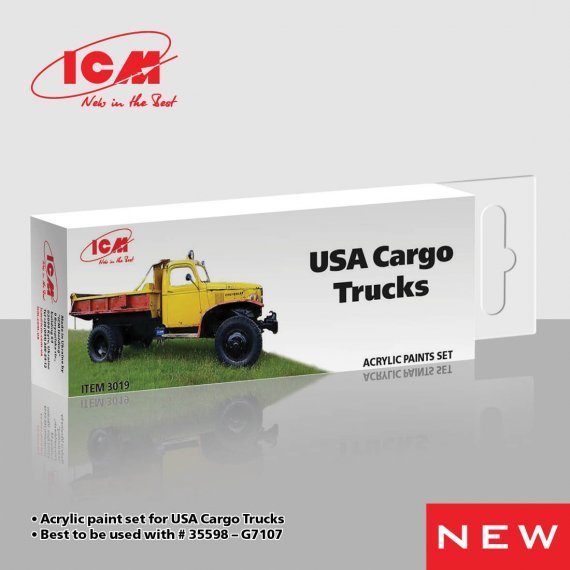 US Cargo Trucks 1940 -1950 for G7107 US Cargo truck