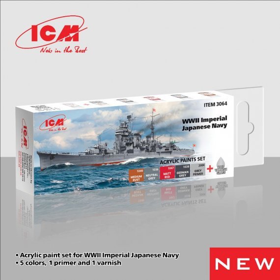 WWII Imperial Japanese Navy acrylic paint set