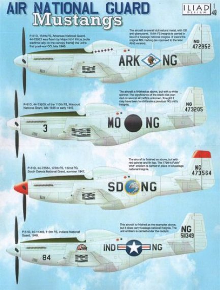 1/48 Air National Guard North-American P-51D Mustangs