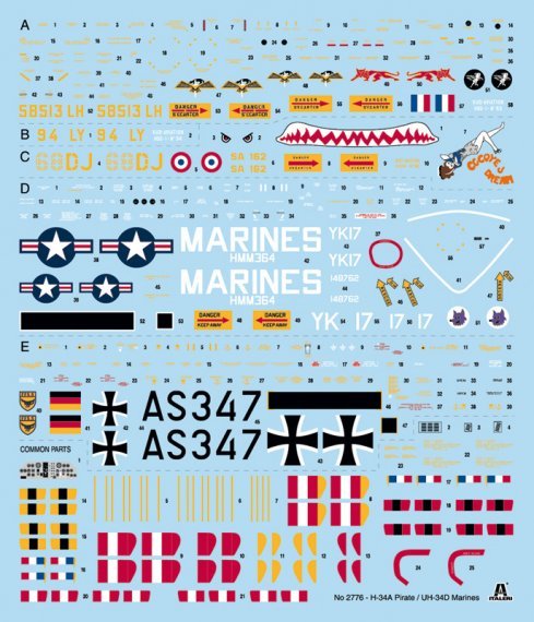1/48 H-34A Pirate /UH-34D U.S. Marines