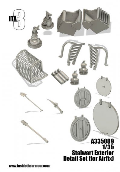 Inside the Armour FV622 Stalwart Set d�tails ext�rieurs 1/35