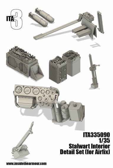 Inside the Armour Alvis FV622 Stalwart Set d�tail int�rieur 1/35