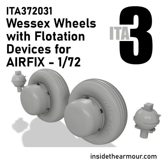 Inside the Armour Wessex HC.2 Float Wheels 1/72