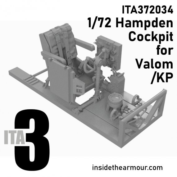 Inside the Armour Set Dettaglio Cockpit Hampden 1/72