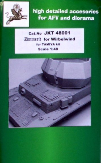1/48 Zimmerit for Wirbelwind