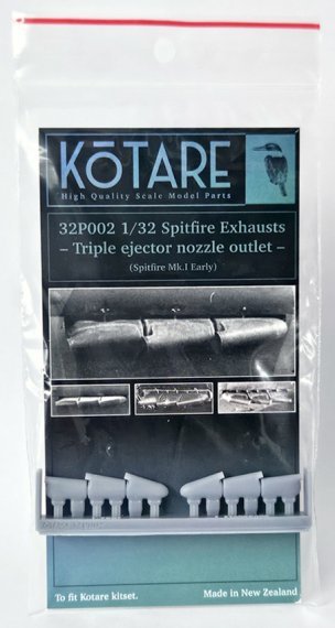1/32 Supermarine Spitfire Mk.Ia exhaust early for Kotare