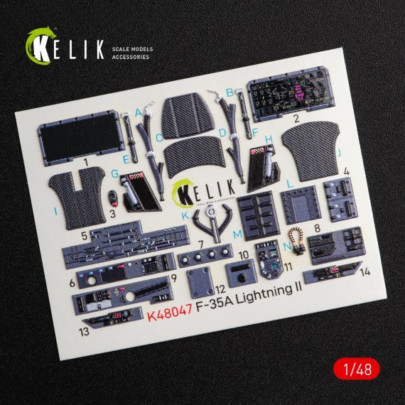 1/48 Lockheed-Martin F-35A Lightning II interior