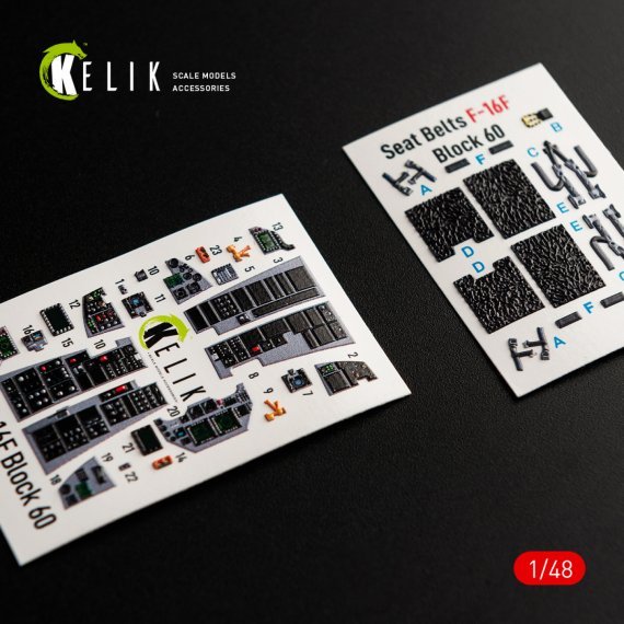 1/48 Lockheed-Martin F-16F Desert Vipers Block 60 interior