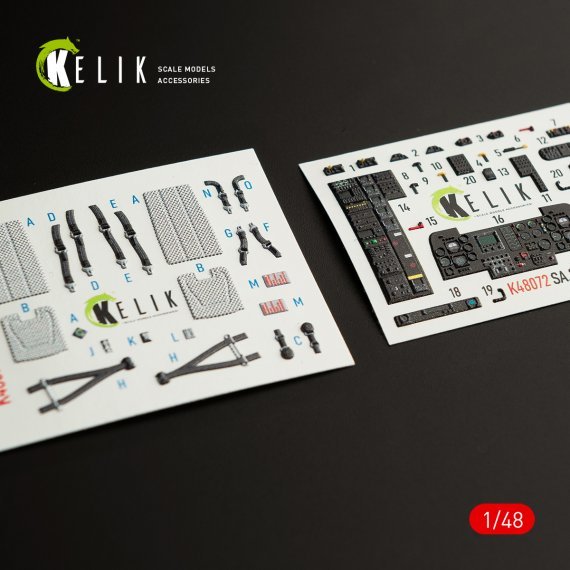 1/48 Dauphin II SA.365F / AS.565SA interior for Kitty Hawk