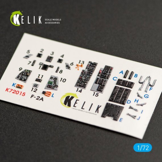 1/72 Jasdf F-2A Fighter interior decals for Fine Molds)