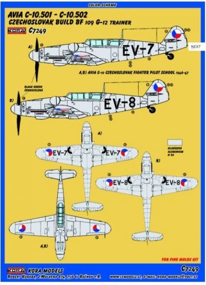 1/72 Avia C-10.501/502 Conv.set (Czechoslovakia)