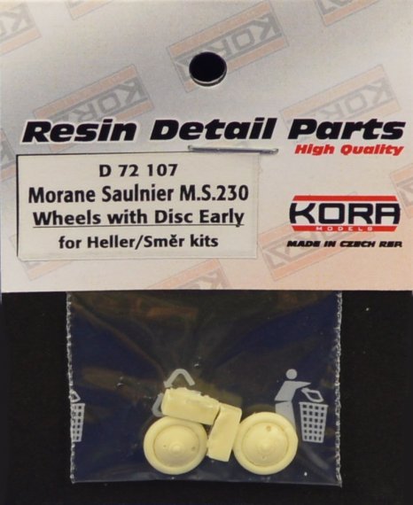 1/72 Wheels for M.S. 230 with disc