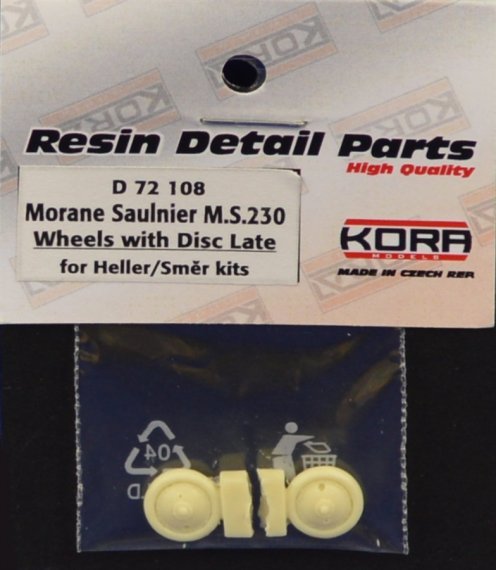 1/72 Wheels for M.S. 230 with disc