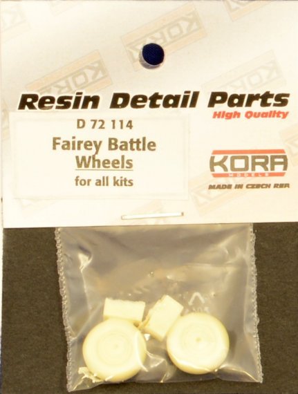1/72 Wheels for Fairey Battle