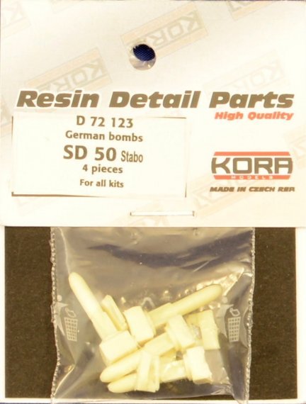 1/72 German bombs SD 50 Stabo