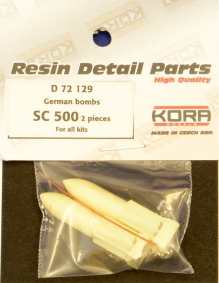 1/72 German bombs SC 500