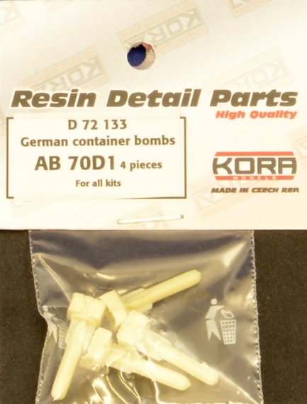 1/72 German container bombs AB 70D1