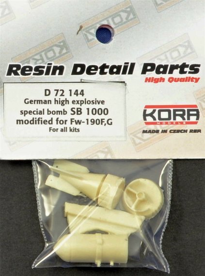 1/72 German special bomb SB 1000 for Focke-Wulf Fw 190F, Fw 190G