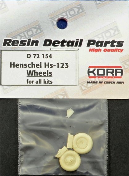 1/72 Wheels for Henschel Hs 123