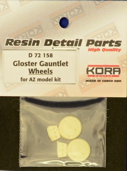 1/72 Wheels for Gloster Gauntlet