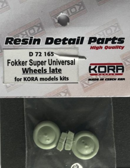 1/72 Wheels for Fokker Super Universal late