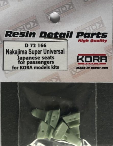 1/72 Nakajima Super Universal Passenger Seats