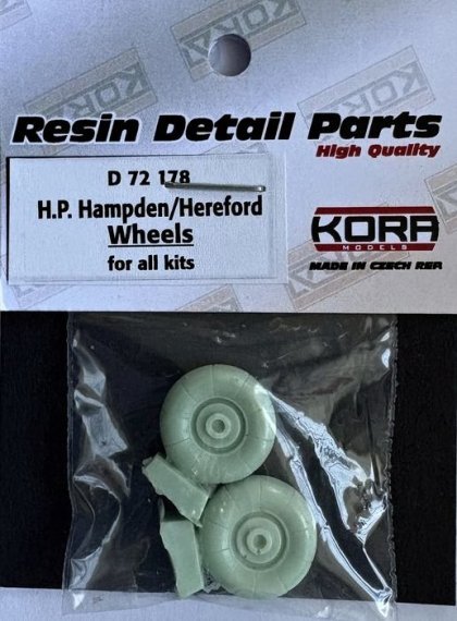 KORA MODEL Roues H.P. Hampden/Hereford 1/72