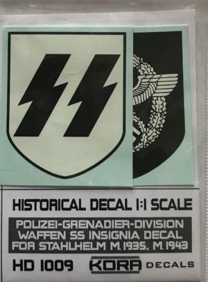 1/1 Decal Polizei-Grenad.Div.Insignia
