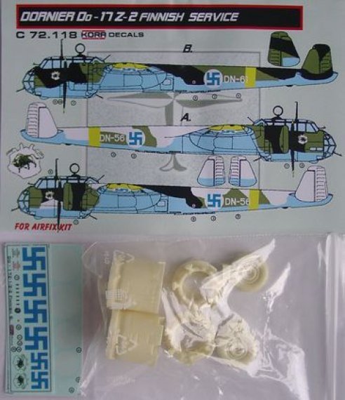 1/72 Do-17Z-2 Finnish service Conversion set