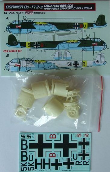 1/72 Do-17Z-2 Croatian service Conversion set
