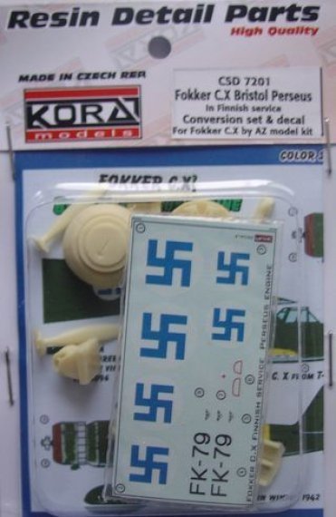 1/72 Fokker C.X Bristol Pers. Conv.Set (Finland)