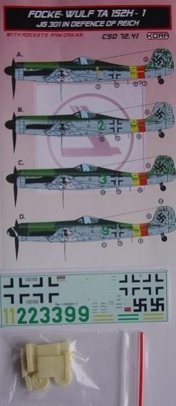 1/72 Focke-Wulf Ta 152H-1 Conv.set & decal