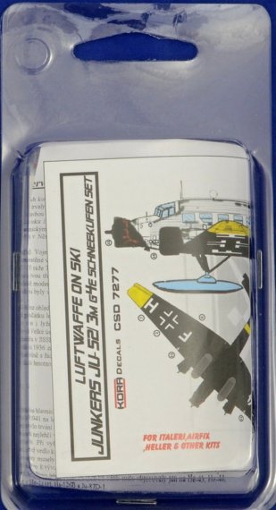 1/72 Ju-52/3M G4E Ski  Conversion set & decal