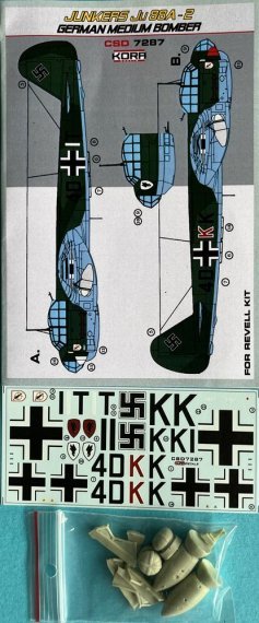 1/72 Junkers Ju 88A-2 Conversion set & decal