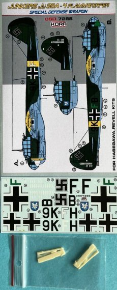 1/72 Ju 88A-4 Flammwerfer Conversion set & decal