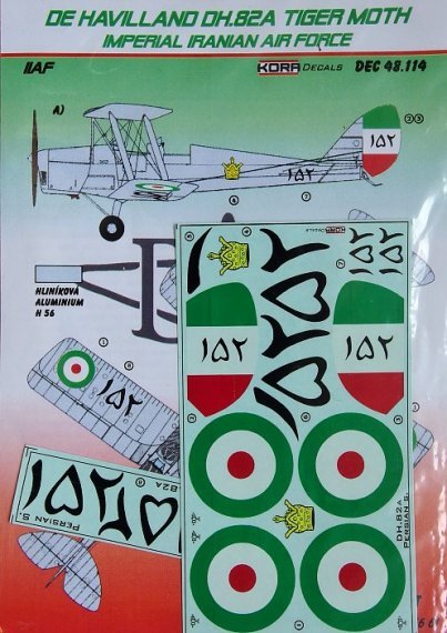 1/48 de Havilland DH.82A Tiger Moth (Imperial Iranian Air Force)