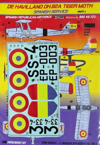 1/48 de Havilland DH.82A Tiger Moth (Spanish Service) Part I